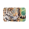 Jaguar On The Prowl Watercolor Art Bath Mat 34 × 21 Home Decor