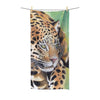 Jaguar On The Prowl Watercolor Art Polycotton Towel 30 × 60 Home Decor