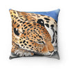 Jaguar Sleep Watercolor Art Square Pillow 16 X Home Decor