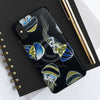 Jellyfish On Black Case Mate Tough Phone Cases