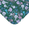 Jellyfish Teal Pattern Bath Mat Home Decor