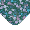 Jellyfish Teal Pattern Bath Mat Home Decor