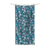 Jellyfish Teal Pattern Polycotton Towel 30X60 Home Decor