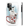 Kitten Cat In The Cup Art White Case Mate Tough Phone Cases Iphone 11 Pro