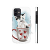 Kitten Cat In The Cup Art White Case Mate Tough Phone Cases Iphone 12 Mini