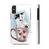 Kitten Cat In The Cup Art White Case Mate Tough Phone Cases Iphone X