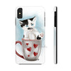 Kitten Cat In The Cup Art White Case Mate Tough Phone Cases Iphone Xs Max
