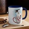 Kitten Cat In The Cup On White Art Accent Coffee Mug 11Oz