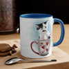 Kitten Cat In The Cup On White Art Accent Coffee Mug 11Oz