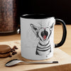 Kitten Cat Roar Ink On White Art Accent Coffee Mug 11Oz