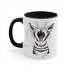 Kitten Cat Roar Ink On White Art Accent Coffee Mug 11Oz