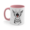 Kitten Cat Roar Ink On White Art Accent Coffee Mug 11Oz