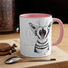 Kitten Cat Roar Ink On White Art Accent Coffee Mug 11Oz