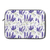 Lavander Flowers Bohemian Pattern Chic Laptop Sleeve 13