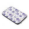 Lavander Flowers Bohemian Pattern Chic Laptop Sleeve