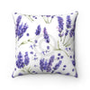 Lavender Purple Pattern Ii Watercolor Art Square Pillow Home Decor