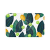 Lemons And Limes On White Bath Mat Large 34X21 Home Decor