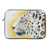 Leopard And The Moon Ink Art Laptop Sleeve 13
