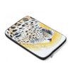 Leopard And The Moon Ink Art Laptop Sleeve