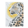 Leopard And The Sun Ink Art Velveteen Plush Blanket 30 × 40 All Over Prints