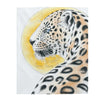 Leopard And The Sun Ink Art Velveteen Plush Blanket 50 × 60 All Over Prints