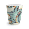 Light Teal Eggshell Octopus Kraken Tentacles Ink Latte Mug Mug