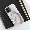 Lion Watercolor Ink White Case Mate Tough Phone Cases