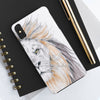 Lion Watercolor Ink White Case Mate Tough Phone Cases