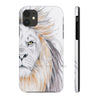 Lion Watercolor Ink White Case Mate Tough Phone Cases Iphone 11