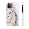 Lion Watercolor Ink White Case Mate Tough Phone Cases Iphone 11 Pro