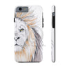 Lion Watercolor Ink White Case Mate Tough Phone Cases Iphone 6/6S