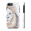 Lion Watercolor Ink White Case Mate Tough Phone Cases Iphone 7 8