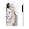 Lion Watercolor Ink White Case Mate Tough Phone Cases Iphone X