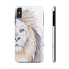 Lion Watercolor Ink White Case Mate Tough Phone Cases Iphone Xs Max
