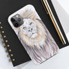Lion Watercolor Ink White Ii Case Mate Tough Phone Cases