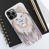 Lion Watercolor Ink White Ii Case Mate Tough Phone Cases