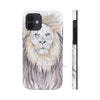 Lion Watercolor Ink White Ii Case Mate Tough Phone Cases Iphone 12