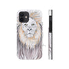 Lion Watercolor Ink White Ii Case Mate Tough Phone Cases Iphone 12 Mini