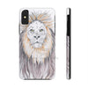 Lion Watercolor Ink White Ii Case Mate Tough Phone Cases Iphone X