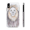 Lion Watercolor Ink White Ii Case Mate Tough Phone Cases Iphone Xr