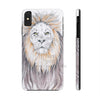 Lion Watercolor Ink White Ii Case Mate Tough Phone Cases Iphone Xs Max