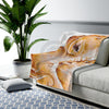Lioness And Cub Love Ink On White Art Velveteen Plush Blanket All Over Prints