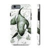 Lone Orca Whale Vintage Map Green White Case Mate Tough Phone Cases Iphone 6/6S