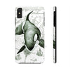 Lone Orca Whale Vintage Map Green White Case Mate Tough Phone Cases Iphone Xs Max