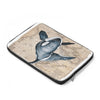 Lone Orca Whale Vintage Map Laptop Sleeve
