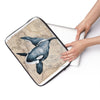 Lone Orca Whale Vintage Map Laptop Sleeve