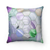 Lusitano Horse Honeycomb Square Pillow 14X14 Home Decor