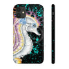 Magenta Seahorse Splash Black Ink Case Mate Tough Phone Cases Iphone 11