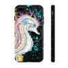 Magenta Seahorse Splash Black Ink Case Mate Tough Phone Cases Iphone 7 Plus 8