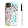 Magenta Seahorse Splash Ink Case Mate Tough Phone Cases Iphone 11
